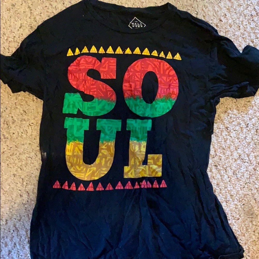Soul shirt black and graphic